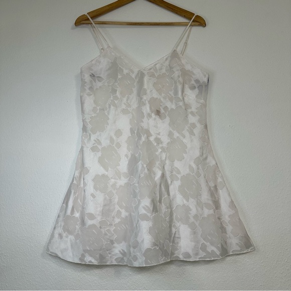 Victoria's Secret VTG 80s/90s Gold Label Slip Dress Lingerie Lace Bow Coquette - Picture 16 of 16